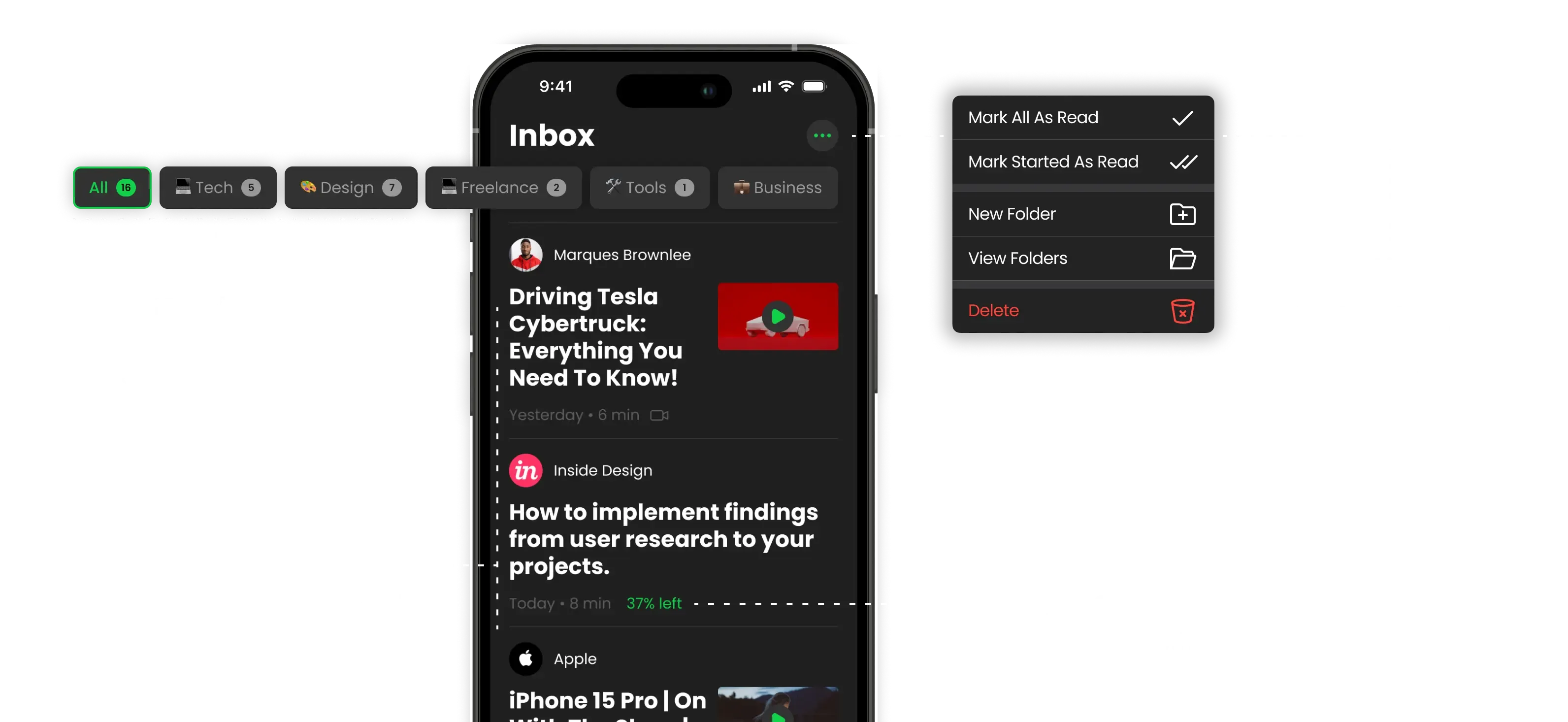 Inbox Feature Showcase