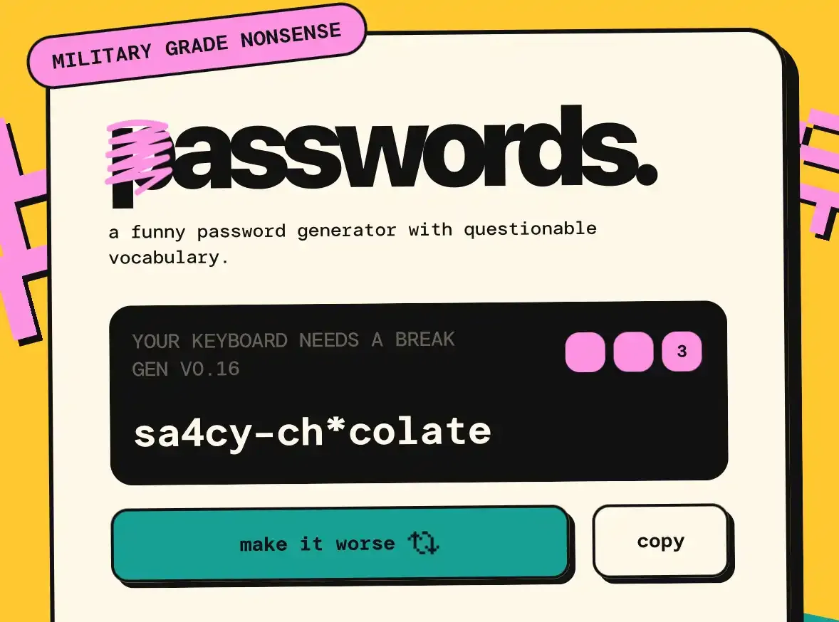 Passwords. screenshot 3